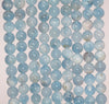 6MM Deep Blue Aquamarine Gemstone Grade AA Round Loose Beads 15.5 inch Full Strand (80009854-A182)