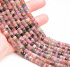 7x4MM Tourmaline Gemstone Rondelle Heishi Loose Beads 15.5 inch Full Strand (80009858-A183)