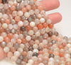 10MM Multi Color Moonstone Gemstone Round Loose Beads 7.5 inch Half Strand (80009873 H-A185)