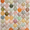 10MM Genuine Multi Stone Gemstone Round Loose Beads 7.5 inch Half Strand (80009875 H-A185)