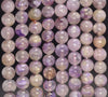 6-7MM Genuine Charoite Gemstone Grade AA Round Loose Beads 7.5 inch Half Strand (80009884-A186)