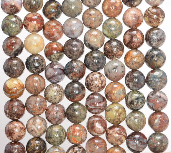 8MM Genuine Pietersite Gemstone Grade AA Round Loose Beads 16 inch Full Strand (80009889-A186)