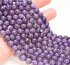 10MM Treated Charoite Gemstone Grade AAA Round Loose Beads 7.5 inch Half Strand (80009893-A187)