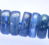 6x2-7x3MM Kyanite Gemstone Rondelle Heishi Loose Beads 7.5 inch Half Strand (80009928-A190)