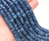 6x3-7x4MM Kyanite Gemstone Rondelle Heishi Loose Beads 4inch (80009930 H-A190)