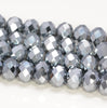 9x7MM  Terahertz Gemstone Micro Faceted Rondelle Loose Beads 7.5 inch Half Strand (80009941-A203)