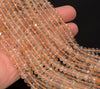 6x4MM Citrine Gemstone Grade AAA Micro Faceted Rondelle Loose Beads 15.5 inch Full Strand (80009948-A203)