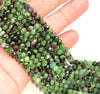 6x4MM Ruby Zoisite Gemstone Grade A Micro Faceted Rondelle Loose Beads 15.5 inch Full Strand (80009950-A203)