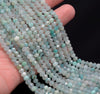 5x4MM Peru Amazonite Gemstone Micro Faceted Rondelle Loose Beads 15 inch Full Strand (80009963-A203)