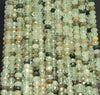 5x3MM Green Rutilated Quartz Gemstone Grade A Micro Faceted Rondelle Loose Beads 15.5 inch Full Strand (80009967-A202)