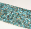 4x3MM Apatite Gemstone Grade A Micro Faceted Rondelle Loose Beads 15 inch Full Strand (80009991-A201)