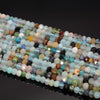 4x3MM Mix Stone Gemstone Grade AA Micro Faceted Rondelle Loose Beads 15.5 inch Full Strand (80009992-A201)