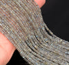 3x2MM Labradorite Gemstone Grade AA Faceted Rondelle Loose Beads 15.5 inch Full Strand (80010012-A200)