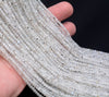 3x2MM Rainbow Moonstone Gemstone Grade AA Micro Faceted Rondelle Loose Beads 15.5 inch Full Strand (80010024-A200)