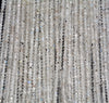 3x2MM Rainbow Moonstone Gemstone Grade AA Micro Faceted Rondelle Loose Beads 15.5 inch Full Strand (80010024-A200)