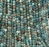 5MM Apatite Gemstone Grade A Micro Faceted Round Loose Beads 15.5 inch Full Strand (80010041-A199)