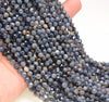 5MM Light Blue Sapphire Gemstone Grade A Micro Faceted Round Loose Beads 15 inch Full Strand (80010042-A199)