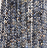 5MM Light Blue Sapphire Gemstone Grade A Micro Faceted Round Loose Beads 15 inch Full Strand (80010042-A199)