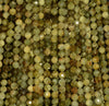 5MM Green Garnet Gemstone Grade A Micro Faceted Round Loose Beads 15.5 inch Full Strand (80010043-A199)