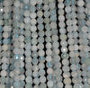 5MM Light Aquamarine Gemstone Grade A Micro Faceted Round Loose Beads 15.5 inch Full Strand (80010045-A199)