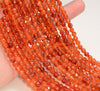 5MM Red Agate Gemstone Grade AAA Faceted Round Loose Beads 15.5 inch Full Strand (80010053-A199)