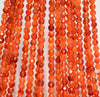 5MM Red Agate Gemstone Grade AAA Faceted Round Loose Beads 15.5 inch Full Strand (80010053-A199)