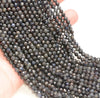 4MM Dark Blue Blue Sapphire Gemstone Grade A Micro Faceted Round Loose Beads 15 inch Full Strand (80010065-A198)