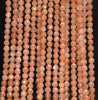 4MM Orange Moonstone Gemstone Grade AAA Faceted Round Loose Beads 15.5 inch Full Strand (80010067-A198)