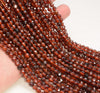 4MM Hessonite Garnet Gemstone Grade AAA Micro Faceted Round Loose Beads 15.5 inch Full Strand (80010071-A198)