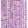 4MM  Lavender Amethyst Gemstone Grade AA Micro Faceted Round Loose Beads 15 inch Full Strand (80010077-A197)