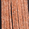 4MM Sunstone Gemstone Grade AAA Micro Faceted Round Loose Beads 15 inch Full Strand (80010079-A197)