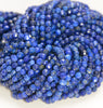 4MM Lapis Lazuli Gemstone Grade AAA Faceted Round Loose Beads 15.5 inch Full Strand (80010083-A197)