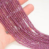 3MM Pink Garnet Gemstone Grade AAA Micro Faceted Round Loose Beads 15.5 inch Full Strand (80010088-A197)