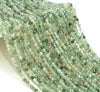 3MM Green Rutilated Quartz Gemstone Grade AAA Micro Faceted Round Loose Beads 15.5 inch Full Strand (80010127-A196)