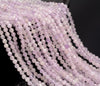 4MM Light Purple Lavender Amethyst Gemstone Grade AAA Micro Faceted Round Loose Beads 15.5 inch Full Strand (80010128-A196)