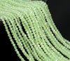 2MM Light Green Prehnite Gemstone Grade AAA Micro Faceted Round Loose Beads 15.5 inch Full Strand (80010131-A196)