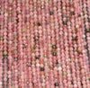 3MM Light Pink Rubellite Tourmaline Gemstone Grade AA Micro Faceted Round Loose Beads 15.5 inch Full Strand (80010134-A196)