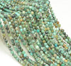 4MM Afican Turquoise Gemstone Grade AA Micro Faceted Round Loose Beads 15.5 inch Full Strand (80010140-A196)