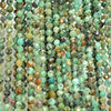 4MM Afican Turquoise Gemstone Grade AA Micro Faceted Round Loose Beads 15.5 inch Full Strand (80010140-A196)