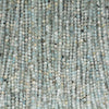 2MM Light Blue Aquamarine Gemstone Grade A Micro Faceted Round Loose Beads 15.5 inch Full Strand (80010141-A196)