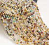 3MM Genuine Mix Stone Gemstone Grade AA Micro Faceted Round Loose Beads 15.5 inch Full Strand (80010142-A196)