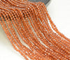 2MM Hessonite Garnet Gemstone Grade AAA Micro Faceted Round Loose Beads 15.5 inch Full Strand (80010143-A196)