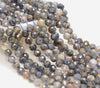 7MM Iolite Gemstone Grade AB Micro Faceted Round Loose Beads 15.5 inch Full Strand (80010154-A195)