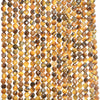 3MM Yellow Tiger Eye Gemstone Grade AAA Micro Faceted Round Loose Beads 15 inch Full Strand (80010156-A195)