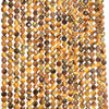 2MM Yellow Tiger Eye Gemstone Grade AAA Micro Faceted Round Loose Beads 15.5 inch Full Strand (80010157-A195)