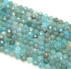 5MM Light Blue Apatite Gemstone Grade AA Micro Faceted Round Loose Beads 15.5 inch Full Strand (80010165-A195)