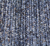 3MM Dark Blue Blue Sapphire Gemstone Grade AAA Micro Faceted Round Loose Beads 15 inch Full Strand (80010168-A195)