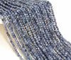 2MM Dark Blue Blue Sapphire Gemstone Grade AAA Micro Faceted Round Loose Beads 15.5 inch Full Strand (80010169-A194)