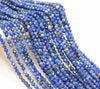 3MM Lapis Lazuli Gemstone Grade AA Micro Faceted Round Loose Beads 15.5 inch Full Strand (80010177-A194)