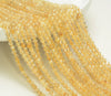 4MM Golden Rutilated Quartz Gemstone Grade AA Micro Faceted Round Loose Beads 15.5 inch Full Strand (80010183-A194)